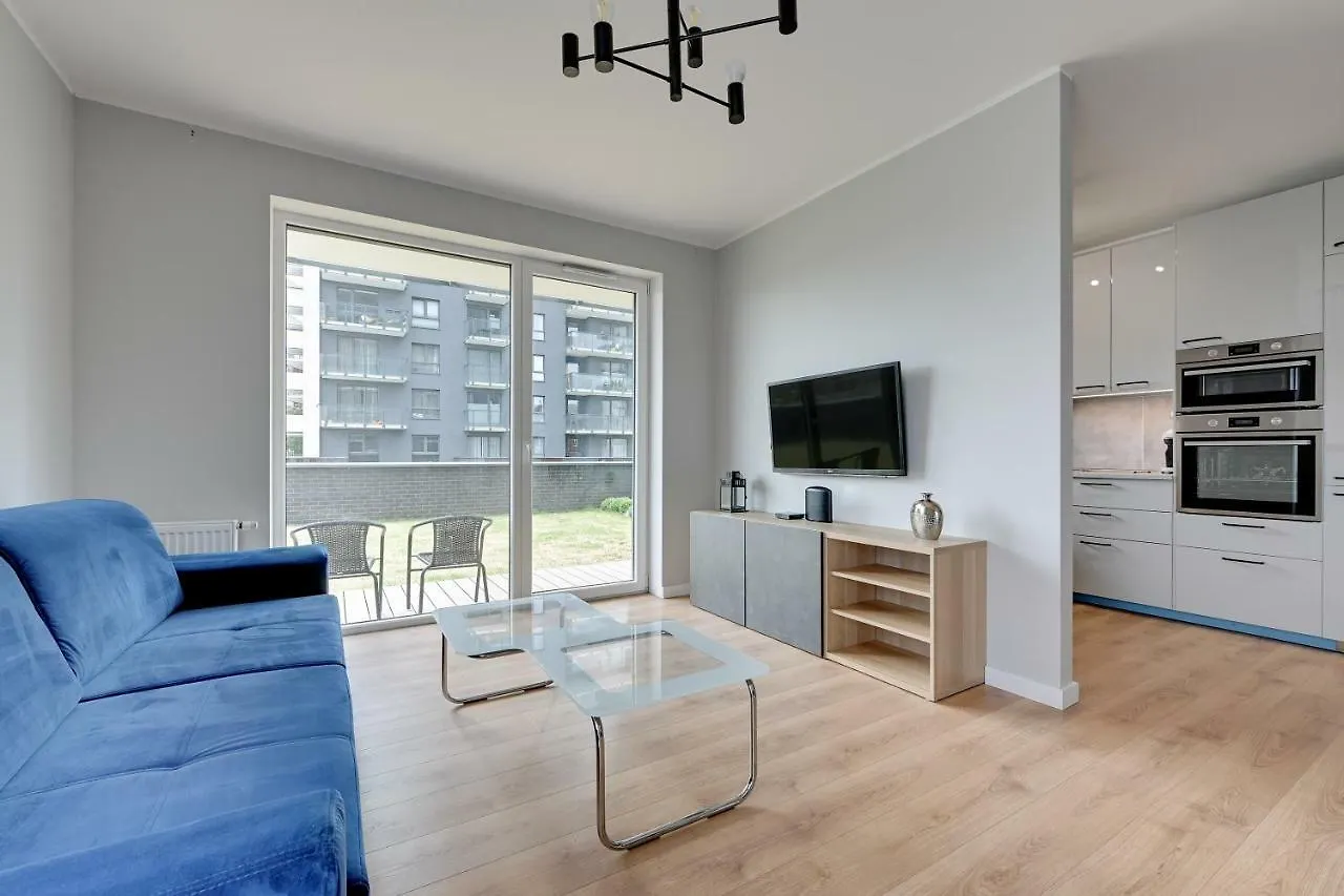 Apartament Bastion Walowa Blue Гданьск Апартаменты