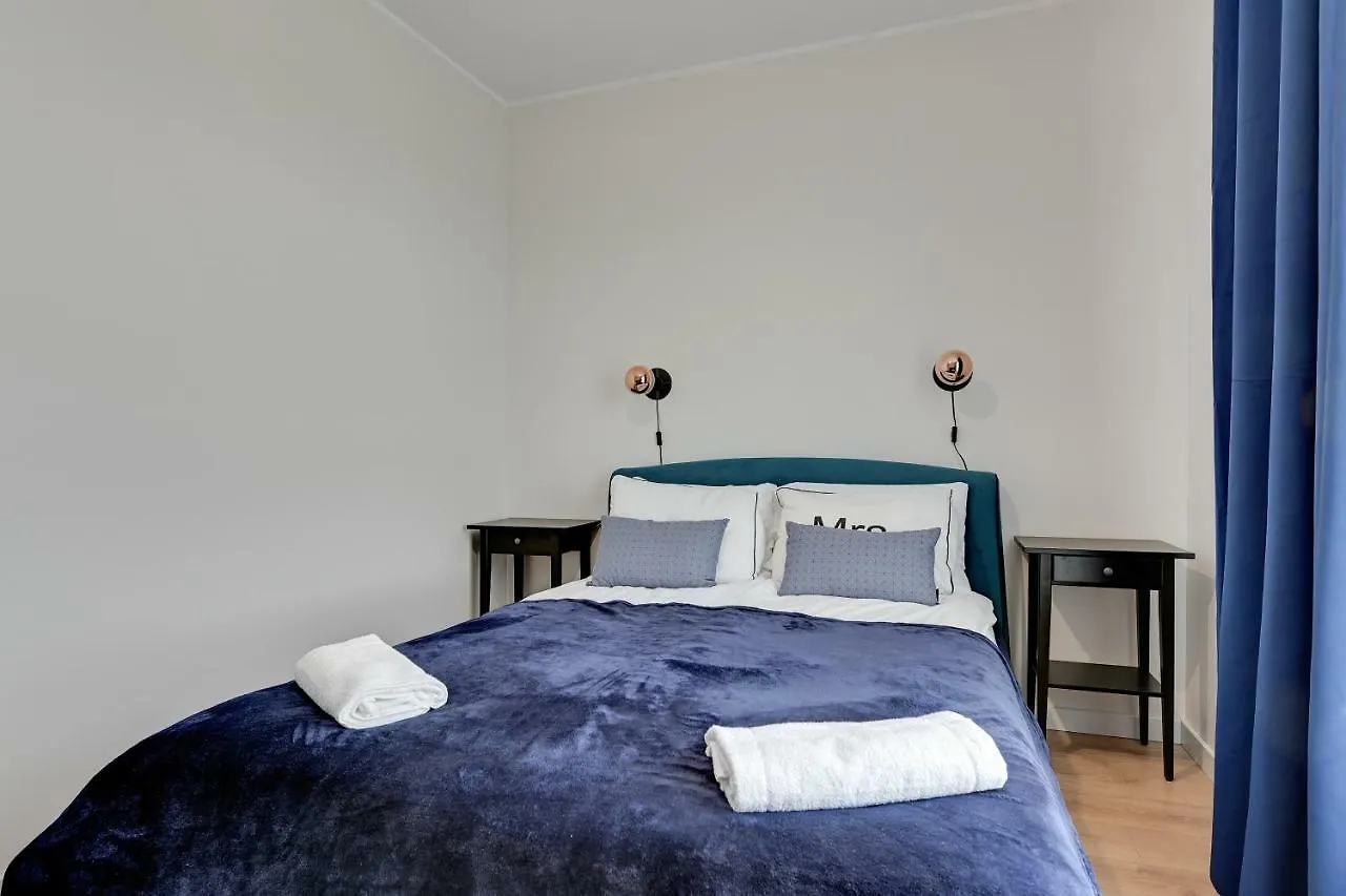 Апартаменты Apartament Bastion Walowa Blue Гданьск Польша
